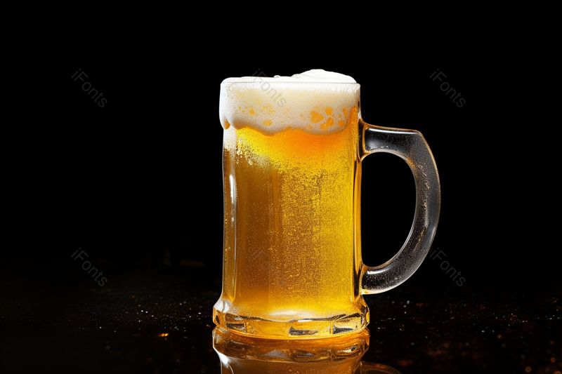 黑色背景气泡透明玻璃杯饮品饮料,高清,摄影图,摄影图片,图片大全,摄影图免费下载